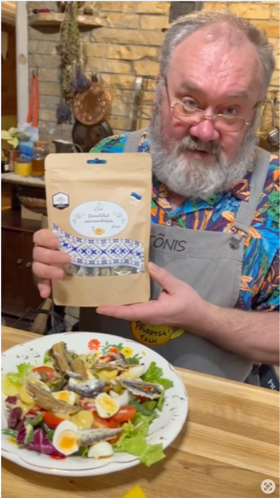 Nizza salat Põldotsa vinnutatud kalaga – värske ja vahemereline suupiste - lihtsad suupiste retseptid