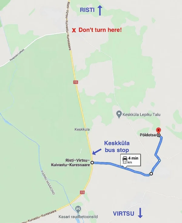 road to põldotsa